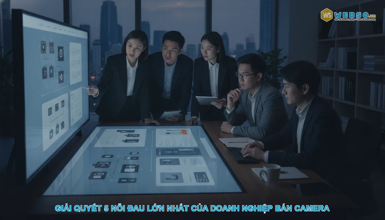 Thiết kế website bán camera - Giải quyết 5 nỗi đau lớn nhất của doanh nghiệp bán camera