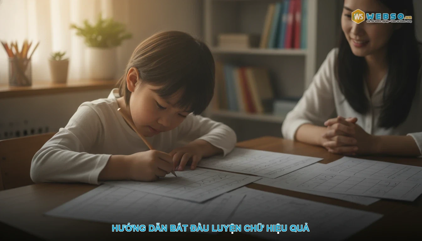 Thiết kế website luyện chữ đẹp - Hướng Dẫn Bắt Đầu Luyện Chữ Hiệu Quả