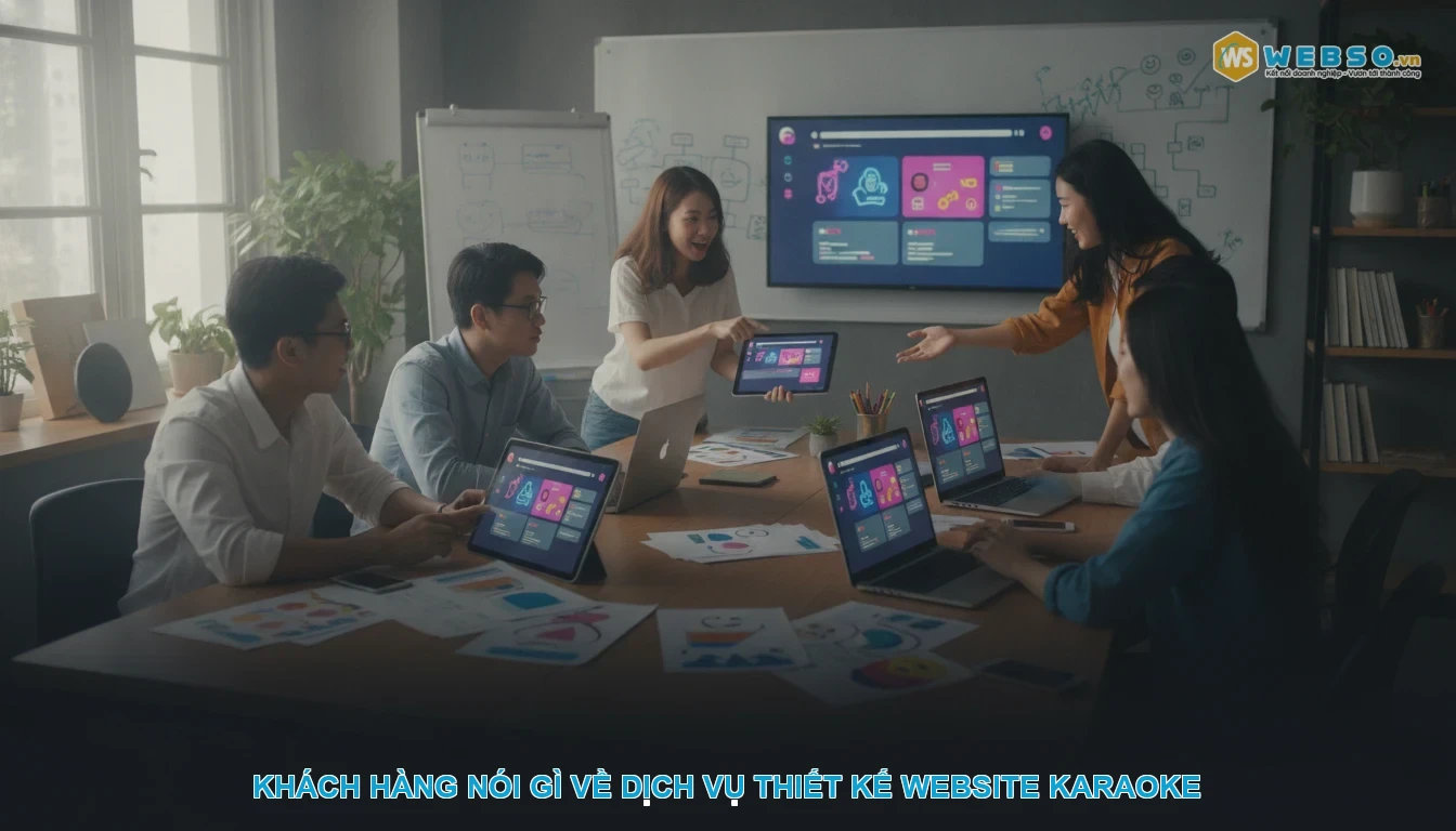 Thiết kế website quán karaoke - Khách hàng nói gì về dịch vụ thiết kế website karaoke