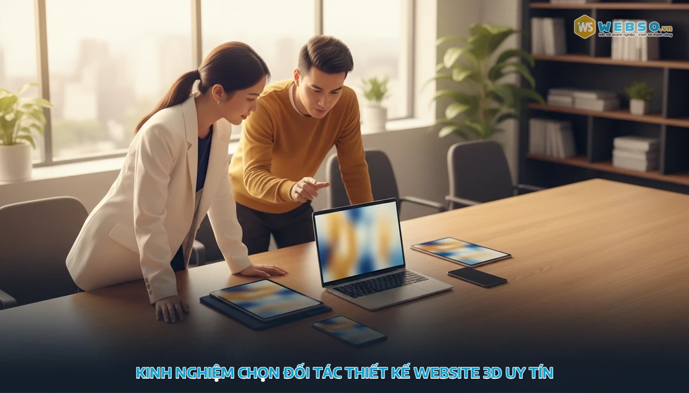 thiết kế website 3d - Kinh nghiệm chọn đối tác thiết kế website 3D uy tín