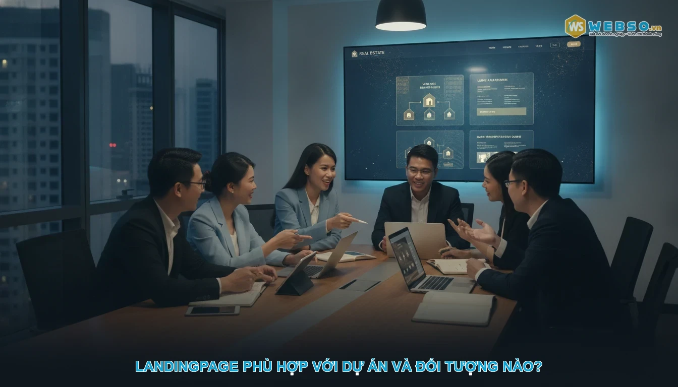 Thiết kế landingpage bất động sản - Landingpage Phù Hợp Với Dự Án Và Đối Tượng Nào?