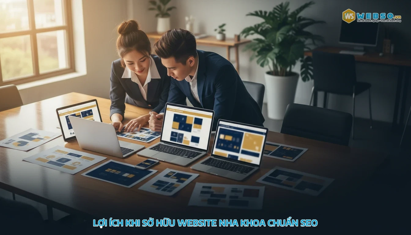 thiết kế website nha khoa - Lợi ích khi sở hữu website nha khoa chuẩn SEO
