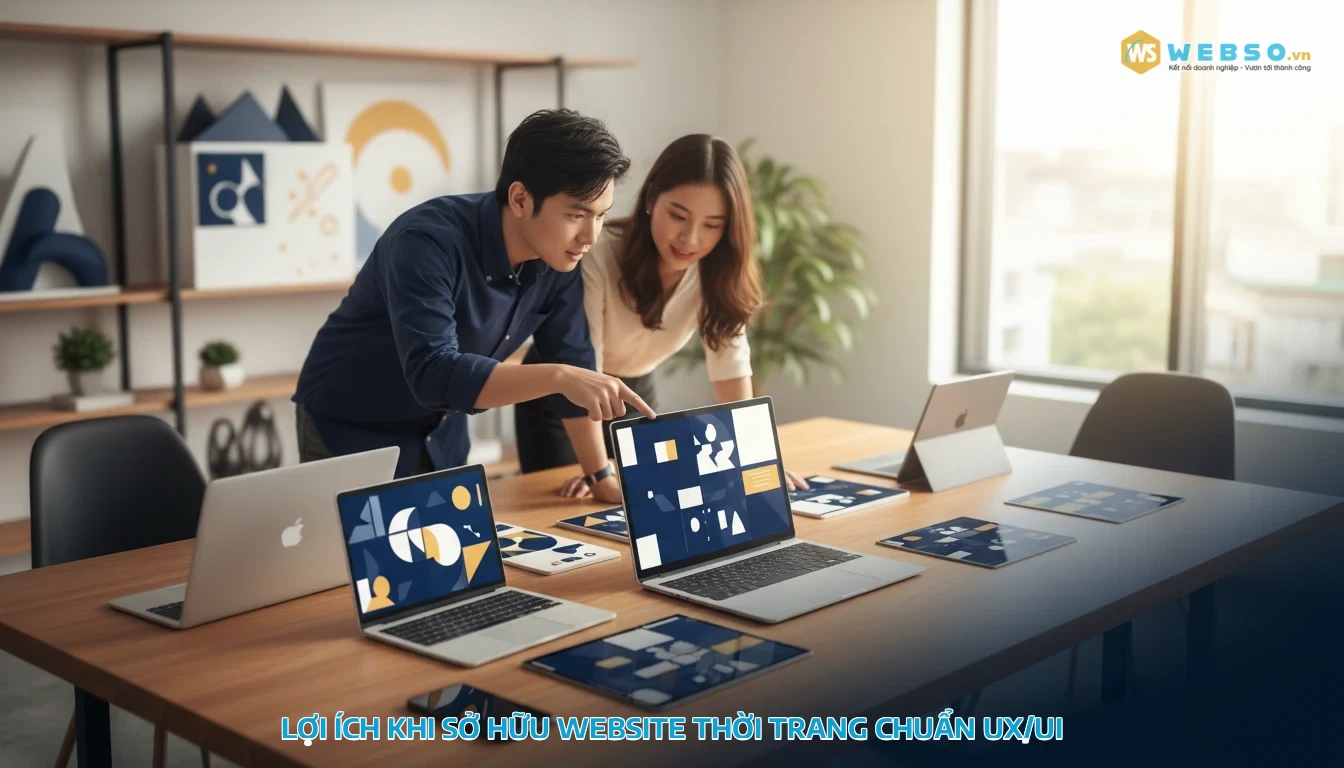 thiết kế website thời trang - Lợi ích khi sở hữu website thời trang chuẩn UX/UI