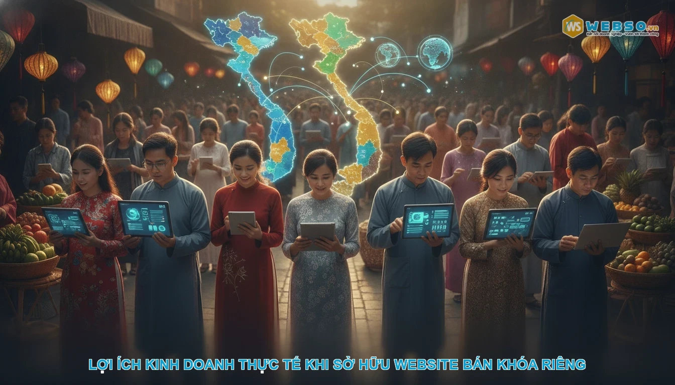 Thiết kế website bán khóa điện tử - Lợi ích kinh doanh thực tế khi sở hữu website bán khóa riêng