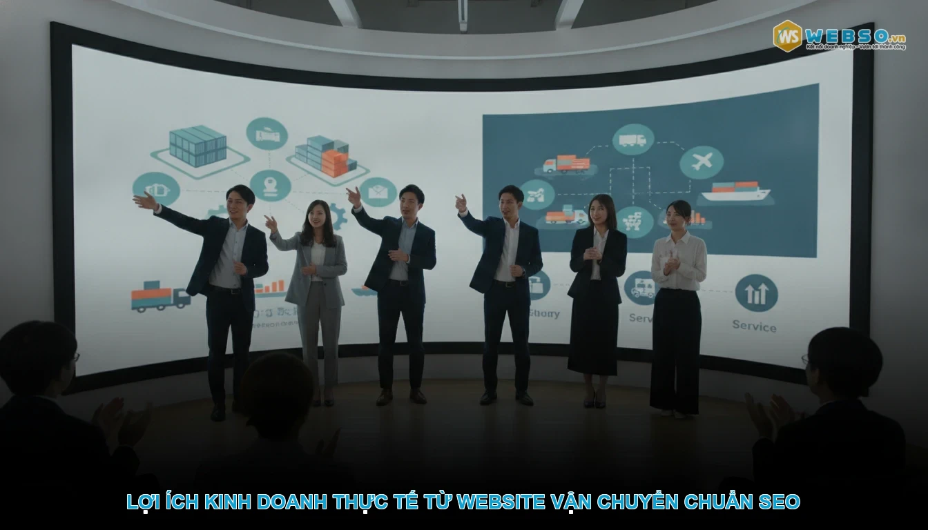 Thiết kế website vận chuyển - Lợi ích kinh doanh thực tế từ website vận chuyển chuẩn SEO