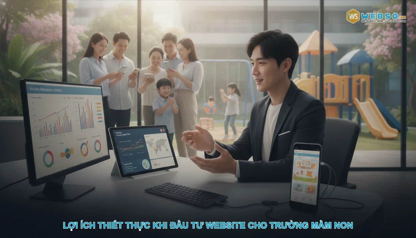 Thiết kế website trường mầm non - Lợi ích thiết thực khi đầu tư website cho trường mầm non