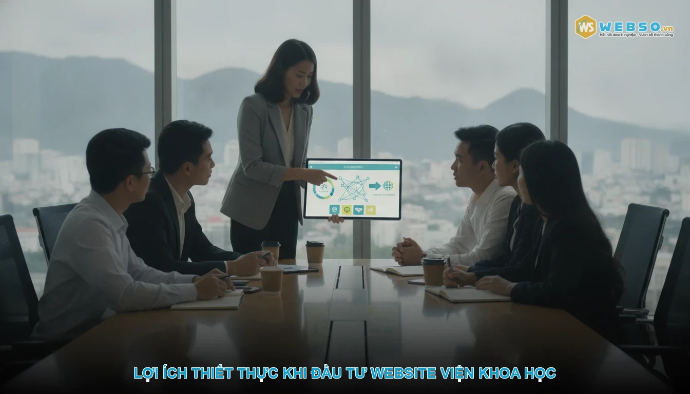 Thiết kế website viện khoa học - Lợi ích thiết thực khi đầu tư website viện khoa học