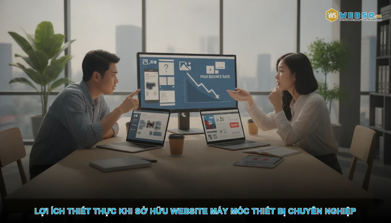 Thiết kế website máy móc thiết bị - Lợi ích thiết thực khi sở hữu website máy móc thiết bị chuyên nghiệp
