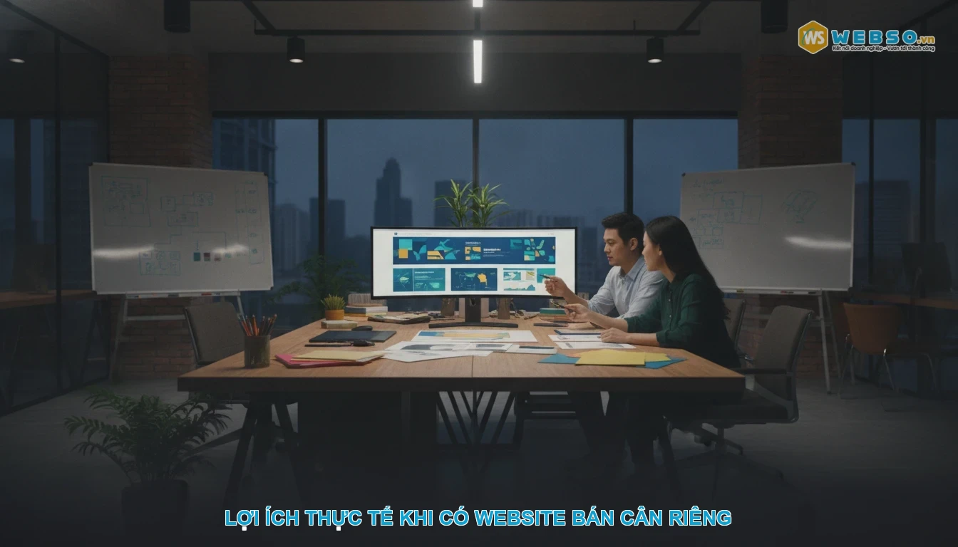 Thiết kế website bán cân - Lợi ích thực tế khi có website bán cân riêng