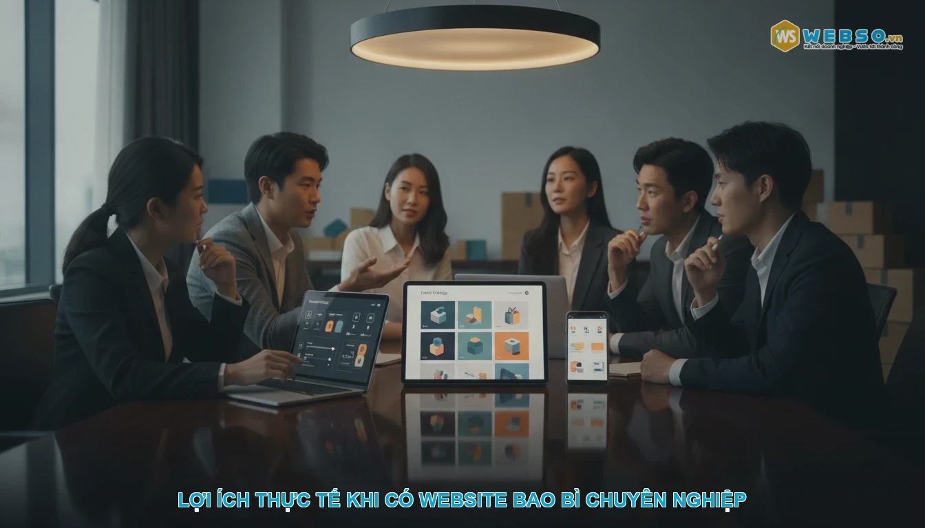 Thiết kế website công ty bao bì - Lợi ích thực tế khi có website bao bì chuyên nghiệp