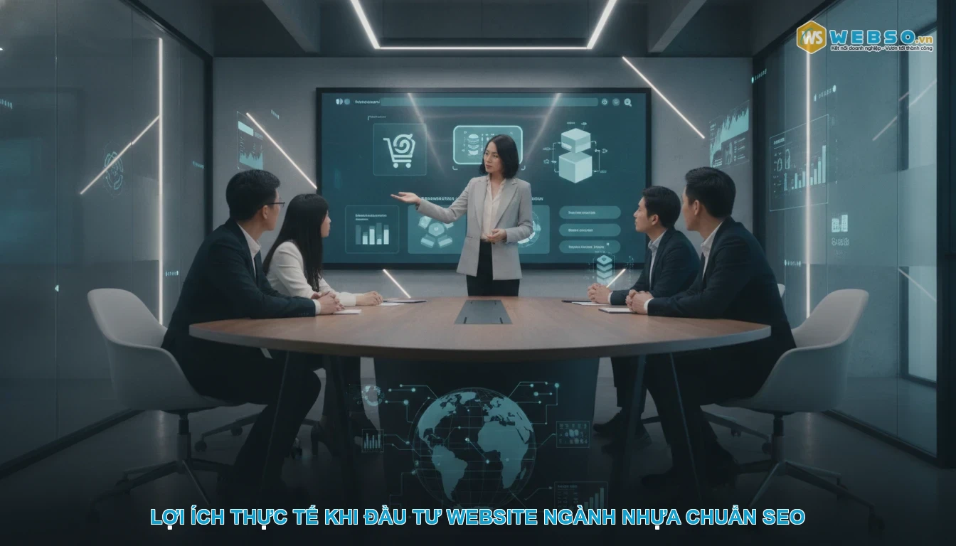 Thiết kế website ngành nhựa - Lợi ích thực tế khi đầu tư website ngành nhựa chuẩn SEO