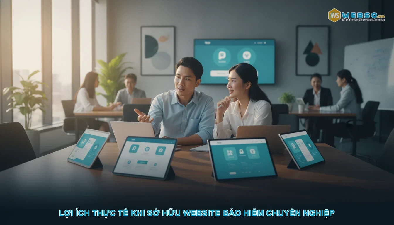 Thiết kế website công ty bảo hiểm - Lợi ích thực tế khi sở hữu website bảo hiểm chuyên nghiệp