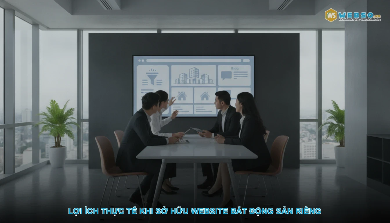 Thiết kế website bất động sản - Lợi Ích Thực Tế Khi Sở Hữu Website Bất Động Sản Riêng