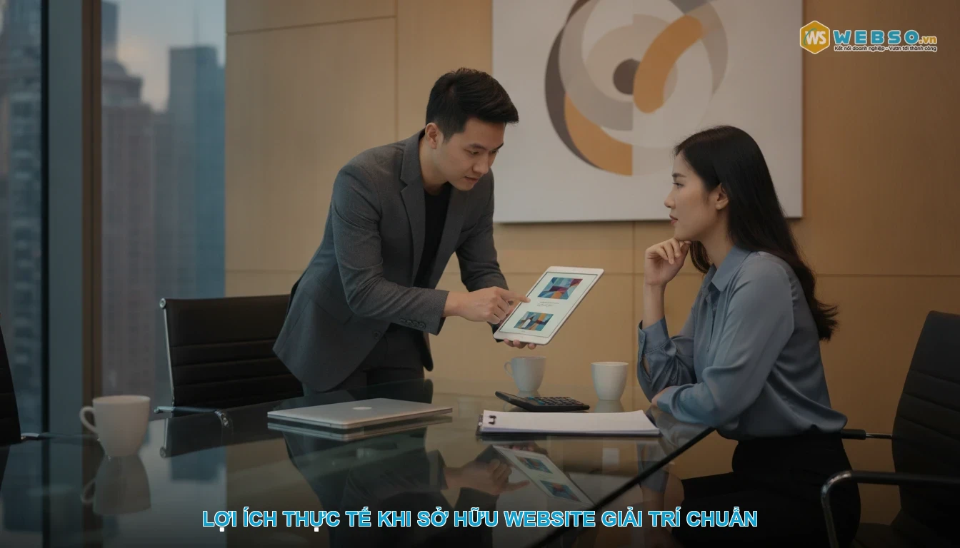 Thiết kế website giải trí - Lợi Ích Thực Tế Khi Sở Hữu Website Giải Trí Chuẩn