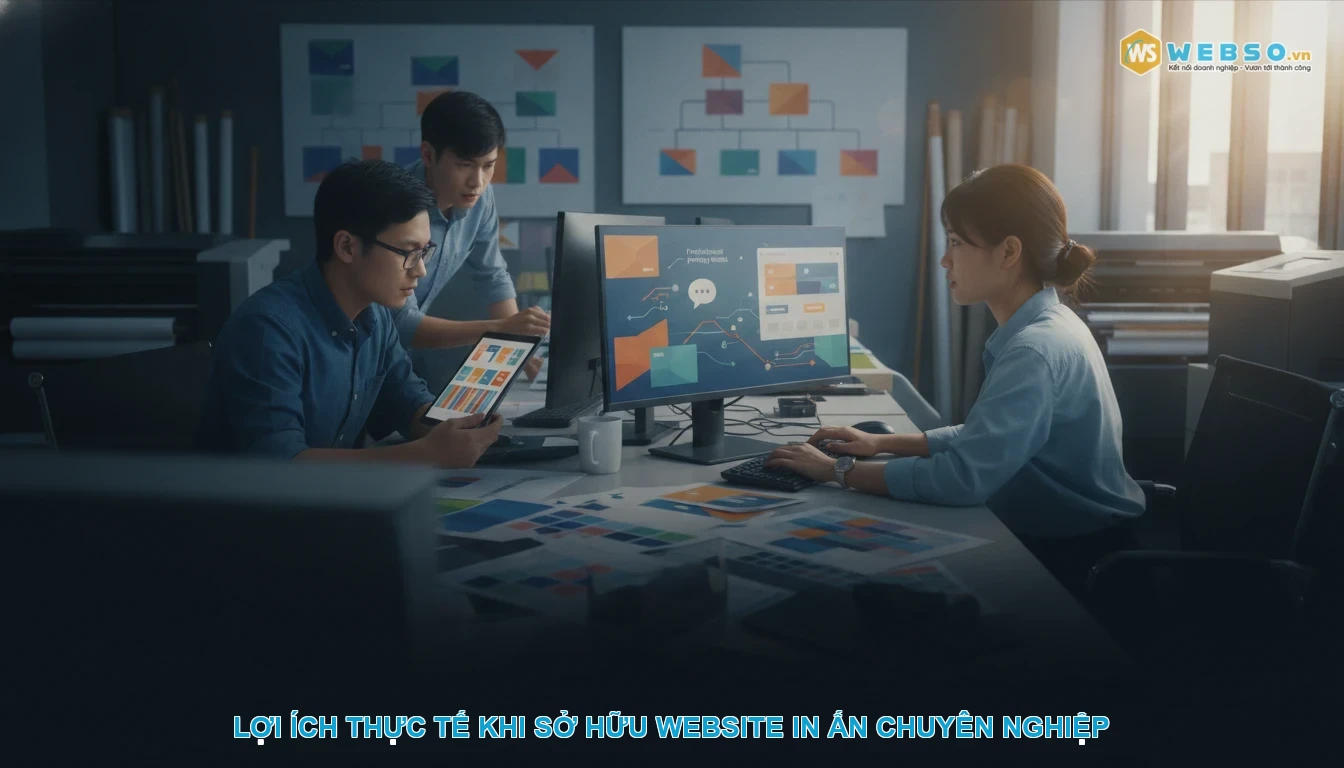 Thiết kế website thiết kế in ấn - Lợi ích thực tế khi sở hữu website in ấn chuyên nghiệp