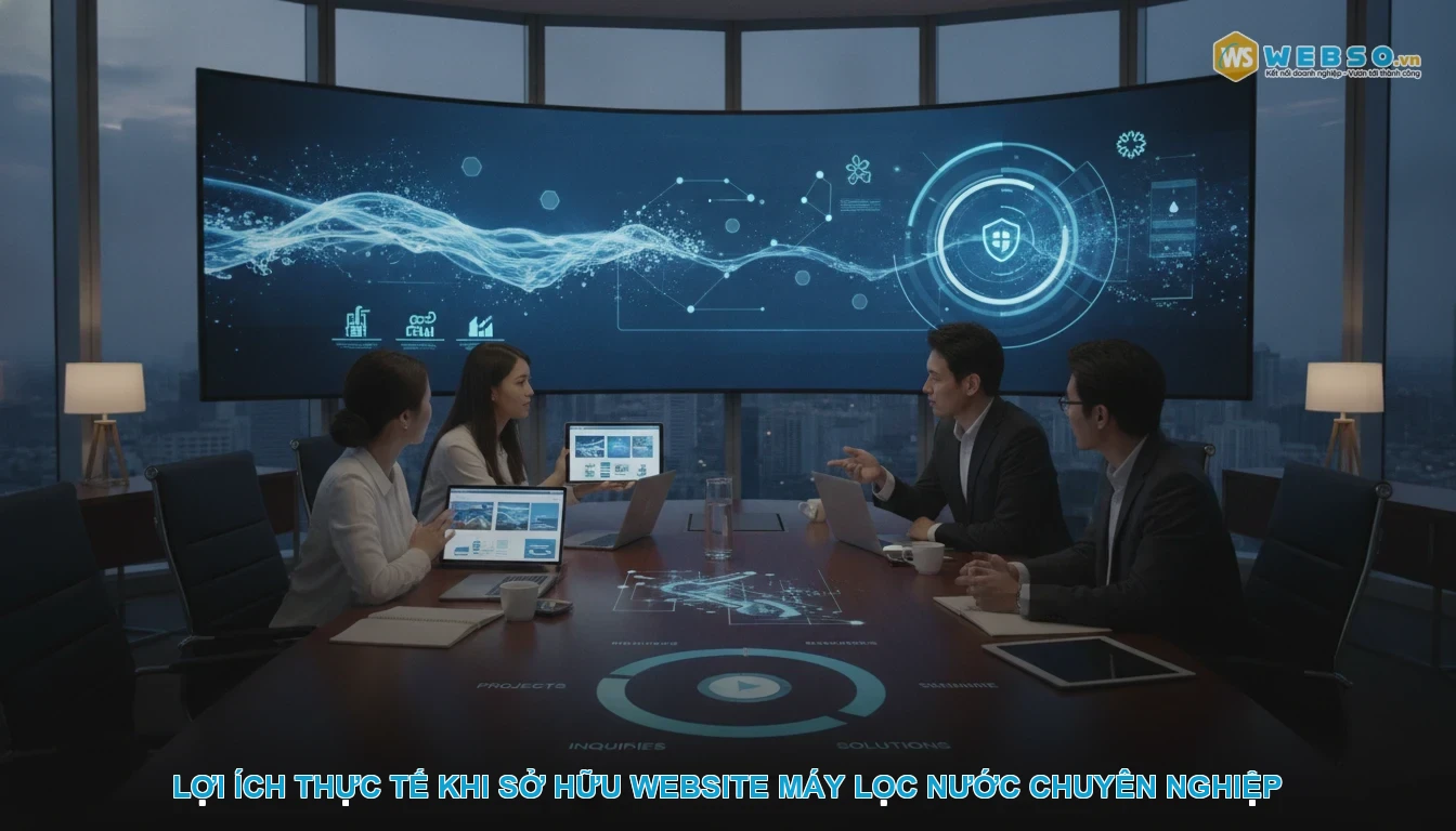 Thiết kế website bán máy lọc nước - Lợi Ích Thực Tế Khi Sở Hữu Website Máy Lọc Nước Chuyên Nghiệp