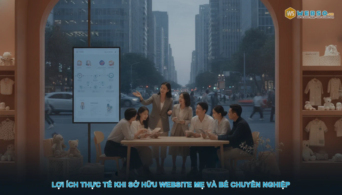 Thiết kế website mẹ và bé - Lợi Ích Thực Tế Khi Sở Hữu Website Mẹ và Bé Chuyên Nghiệp