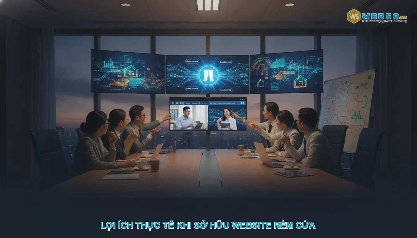 Thiết kế website rèm cửa - Lợi ích thực tế khi sở hữu website rèm cửa