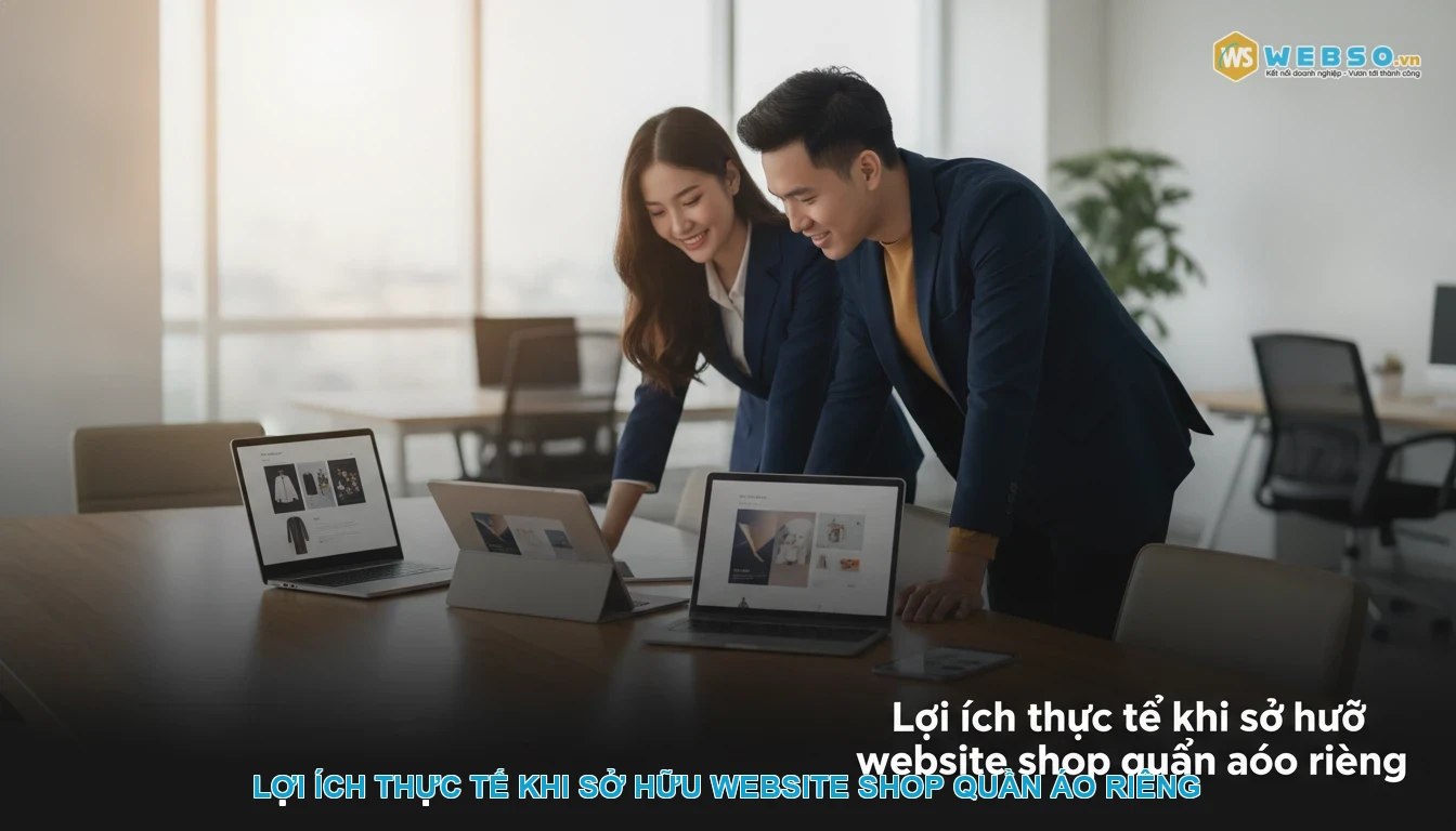 Thiết kế website shop quần áo - Lợi ích thực tế khi sở hữu website shop quần áo riêng