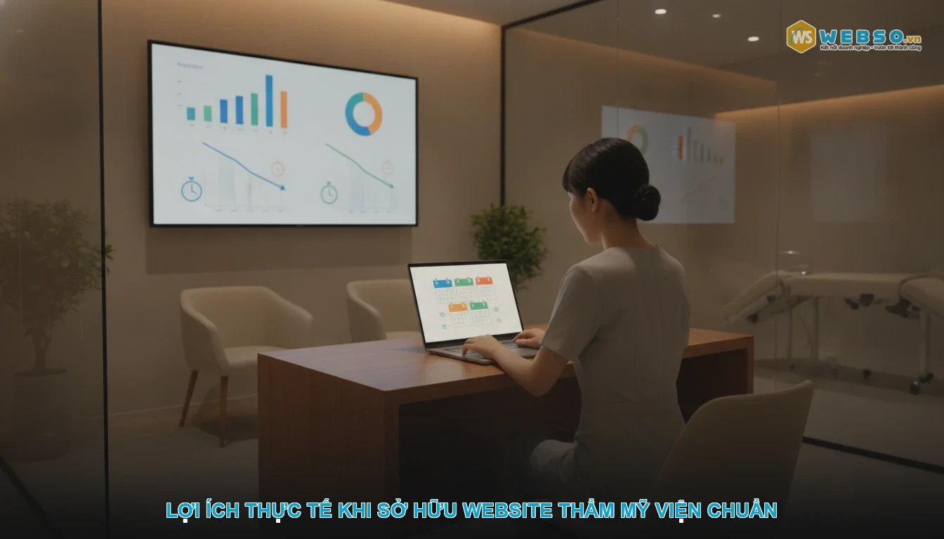 Thiết kế website thẩm mỹ viện - Lợi ích thực tế khi sở hữu website thẩm mỹ viện chuẩn