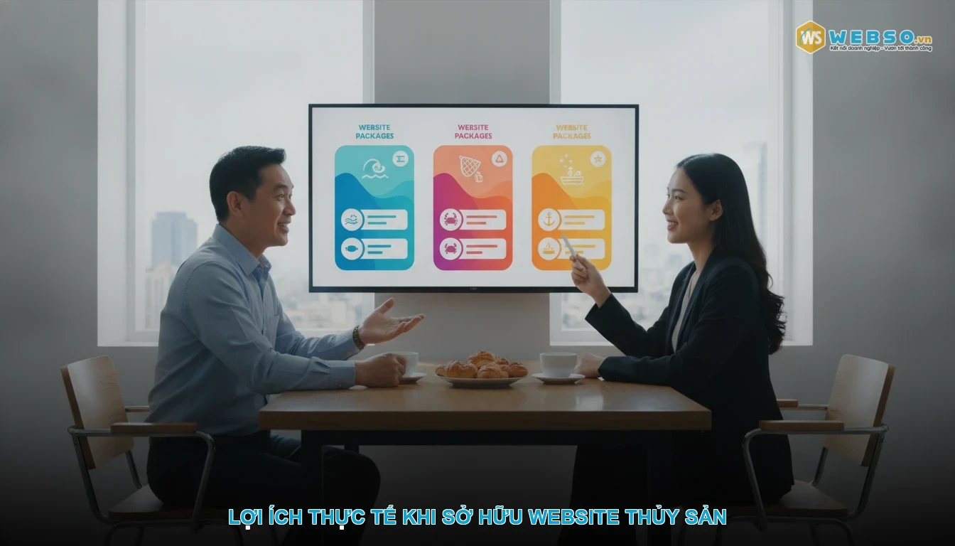 Thiết kế website thủy sản - Lợi Ích Thực Tế Khi Sở Hữu Website Thủy Sản