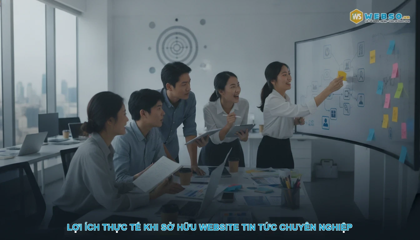 Thiết kế website tin tức - Lợi ích thực tế khi sở hữu website tin tức chuyên nghiệp