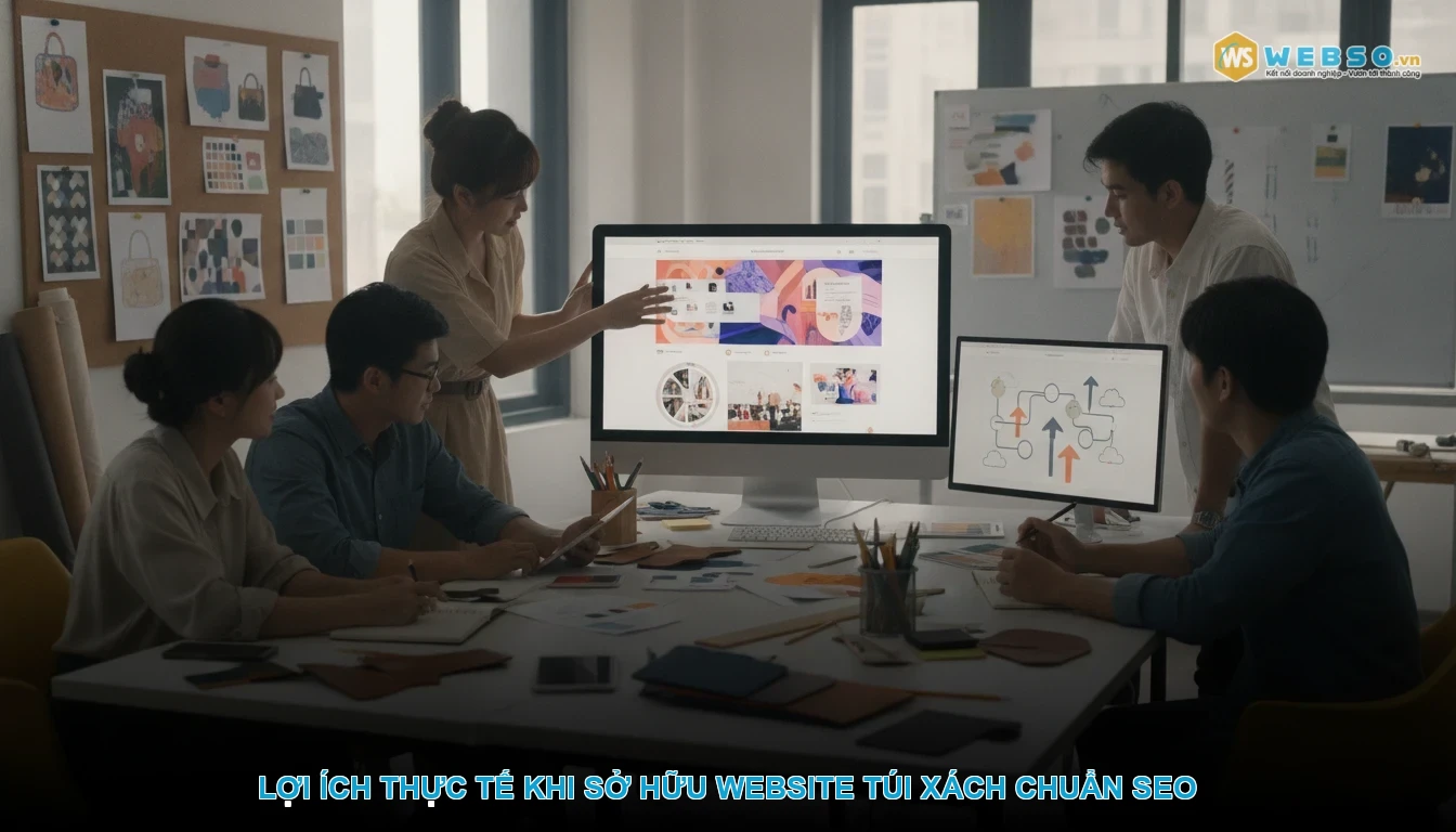 Thiết kế website túi xách - Lợi ích thực tế khi sở hữu website túi xách chuẩn SEO