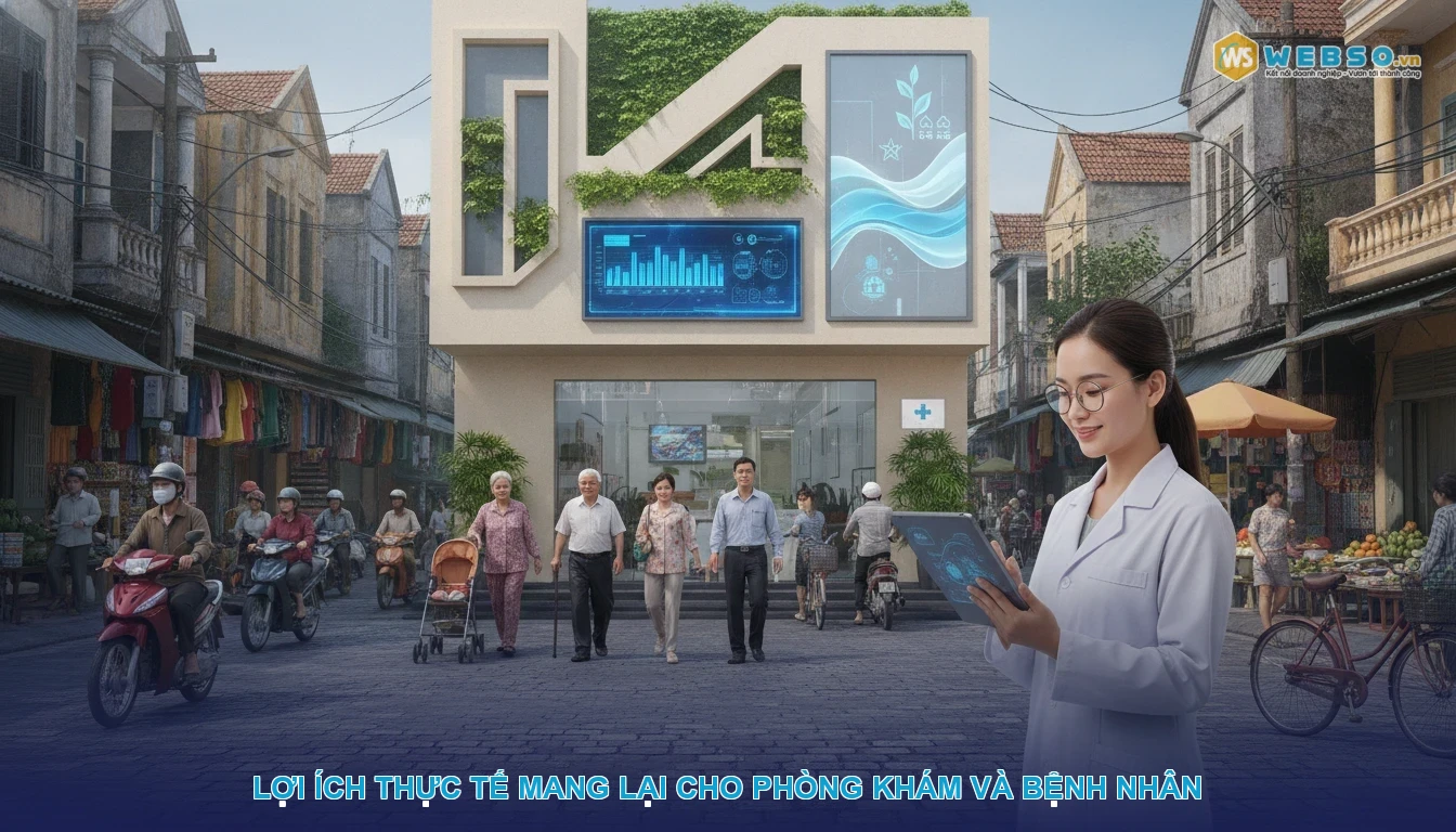 Thiết kế website phòng khám - Lợi ích thực tế mang lại cho phòng khám và bệnh nhân