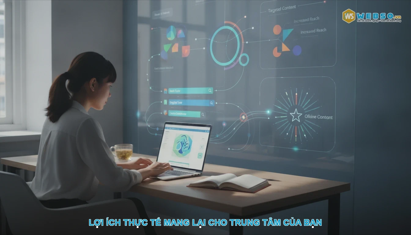 Thiết kế website trung tâm gia sư - Lợi ích thực tế mang lại cho trung tâm của bạn