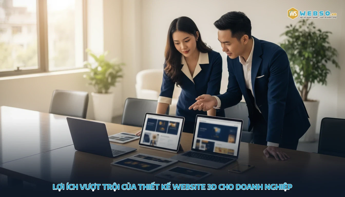 thiết kế website 3d - Lợi ích vượt trội của thiết kế website 3D cho doanh nghiệp
