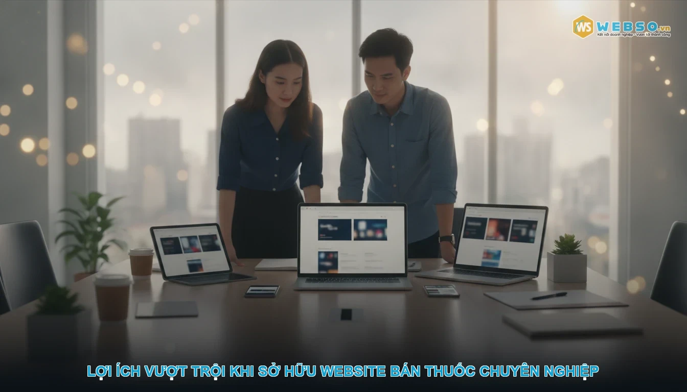Thiết kế website bán thuốc tây - Lợi ích vượt trội khi sở hữu website bán thuốc chuyên nghiệp