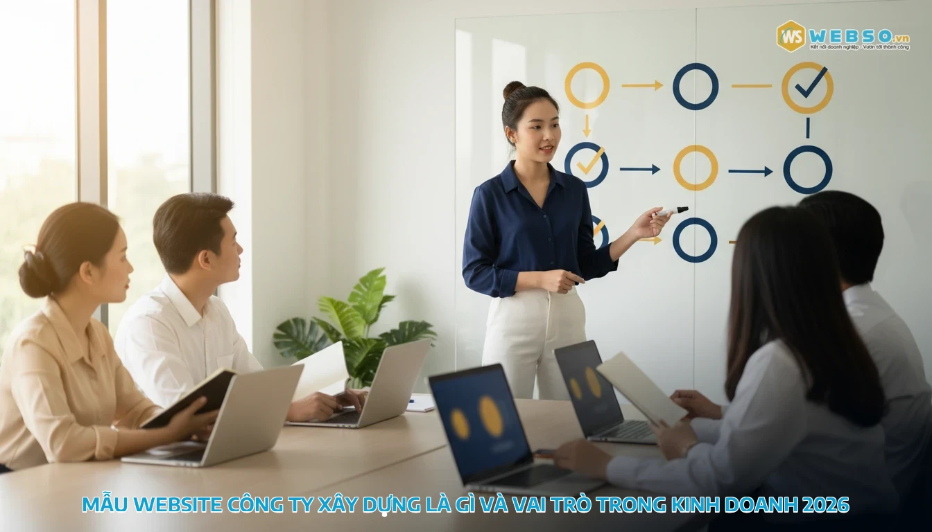 mẫu website công ty xây dựng - Mẫu website công ty xây dựng là gì và vai trò trong kinh doanh 2026