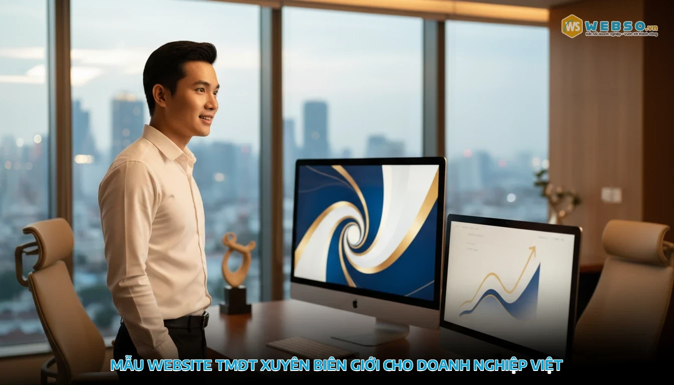 mẫu website thương mại điện tử - Mẫu website TMĐT xuyên biên giới cho doanh nghiệp Việt