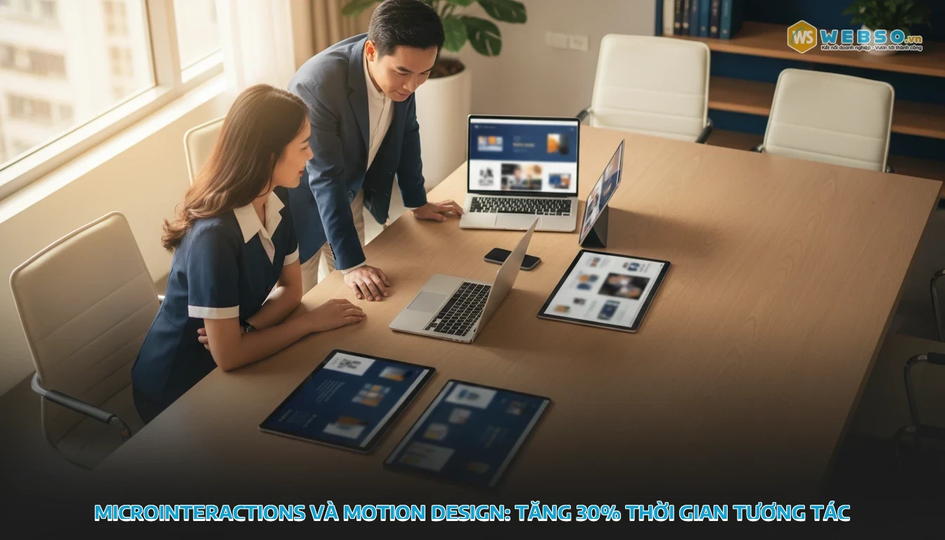 xu hướng thiết kế web - Microinteractions và Motion Design: Nghệ thuật dẫn dắt tinh tế