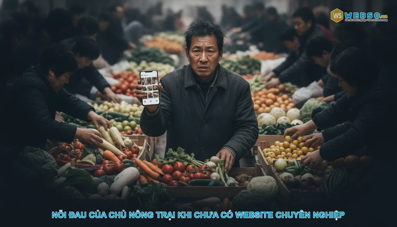 Thiết kế website nông sản - Nỗi Đau Của Chủ Nông Trại Khi Chưa Có Website Chuyên Nghiệp