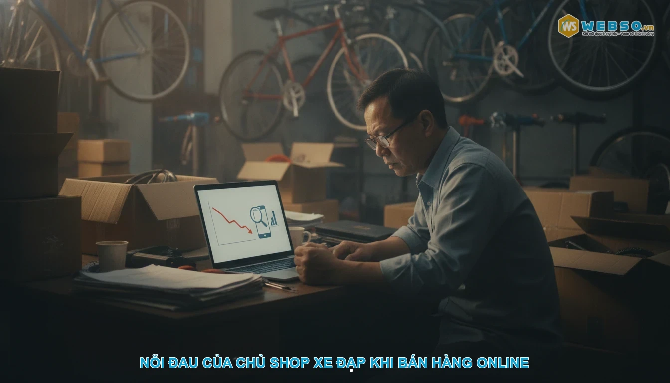 Thiết kế website bán xe đạp - Nỗi Đau Của Chủ Shop Xe Đạp Khi Bán Hàng Online