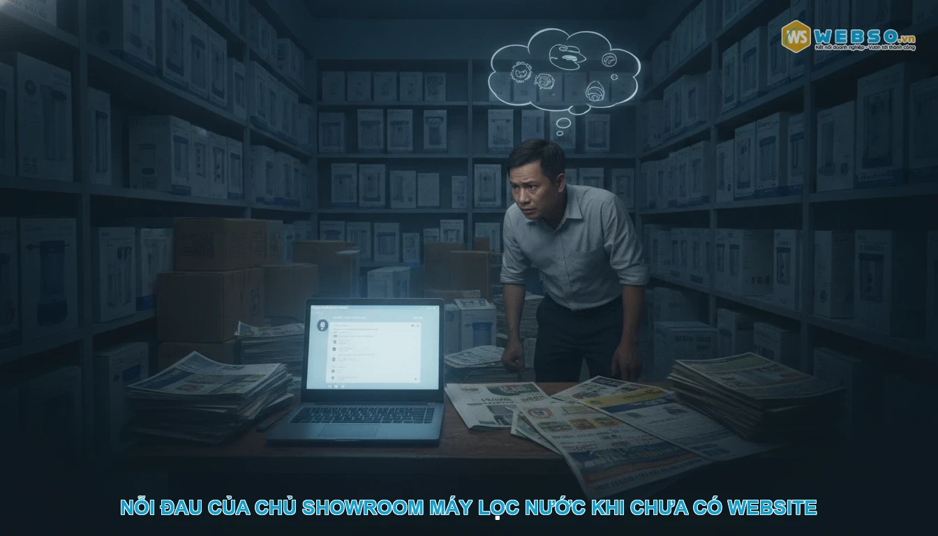 Thiết kế website bán máy lọc nước - Nỗi Đau Của Chủ Showroom Máy Lọc Nước Khi Chưa Có Website