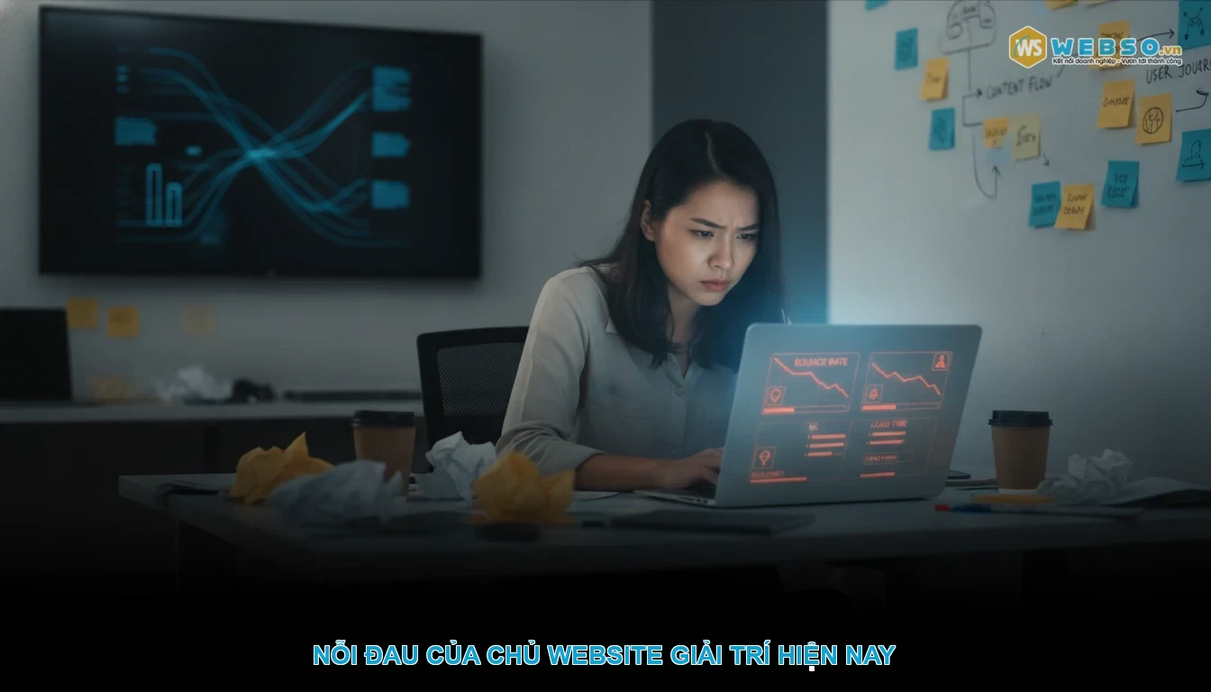 Thiết kế website giải trí - Nỗi Đau Của Chủ Website Giải Trí Hiện Nay
