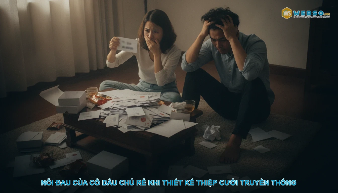 Thiết kế website thiệp cưới - Nỗi Đau Của Cô Dâu Chú Rể Khi Thiết Kế Thiệp Cưới Truyền Thống