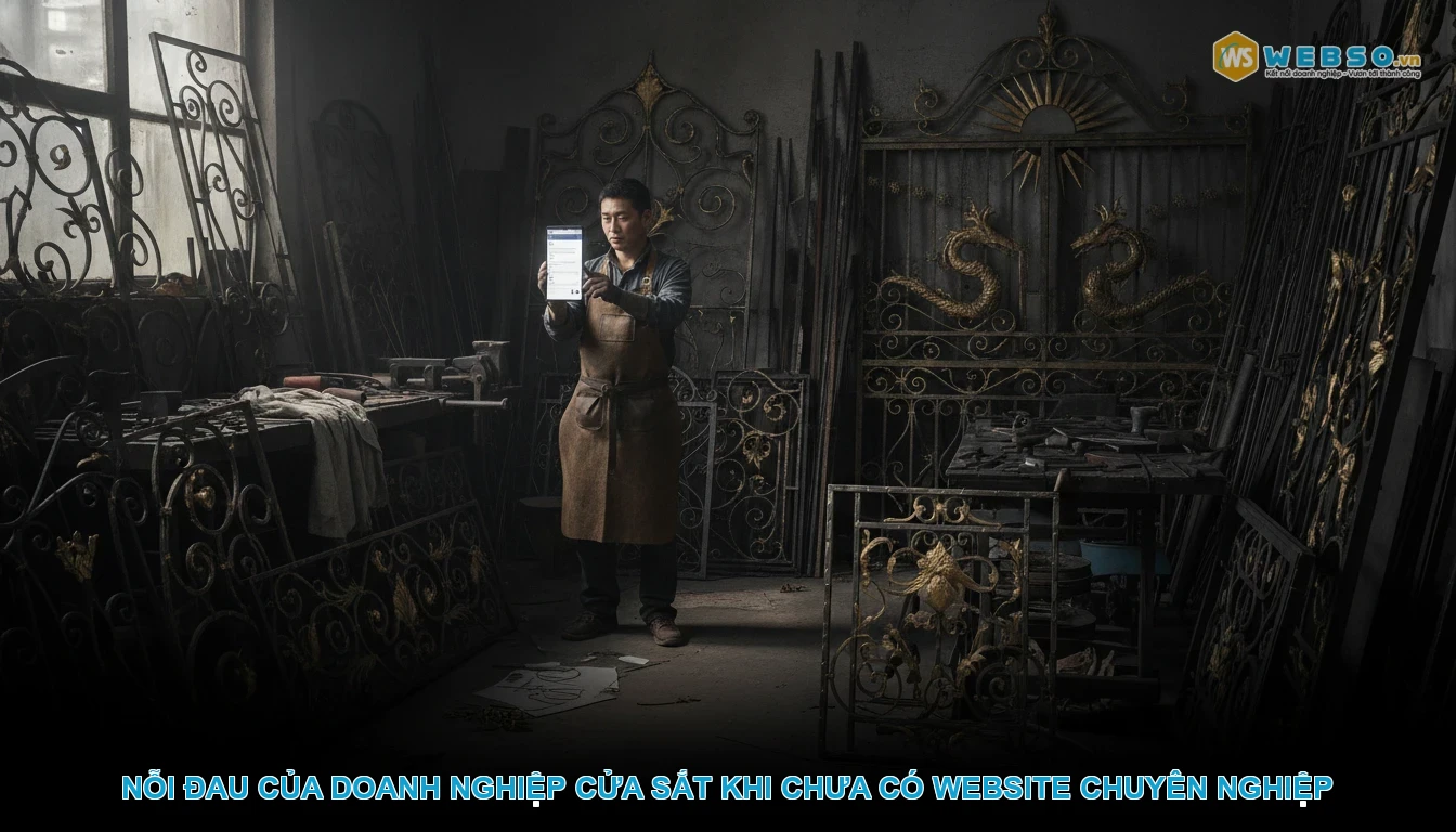 Thiết kế website cửa sắt - Nỗi đau của doanh nghiệp cửa sắt khi chưa có website chuyên nghiệp