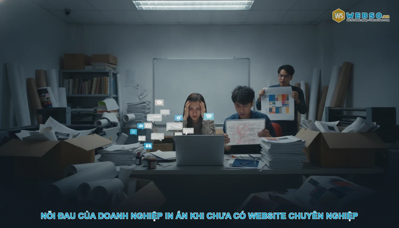 Thiết kế website thiết kế in ấn - Nỗi đau của doanh nghiệp in ấn khi chưa có website chuyên nghiệp