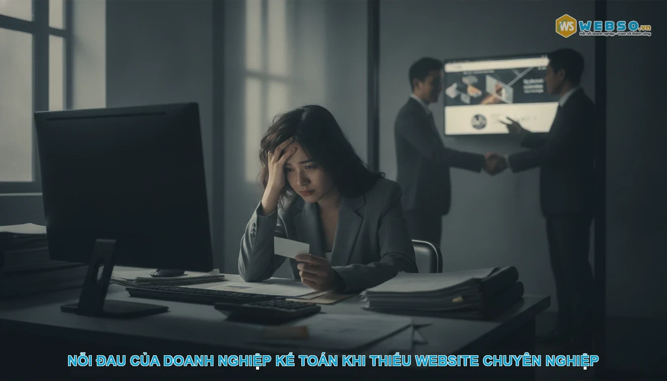 Thiết kế website dịch vụ kế toán - Nỗi Đau Của Doanh Nghiệp Kế Toán Khi Thiếu Website Chuyên Nghiệp