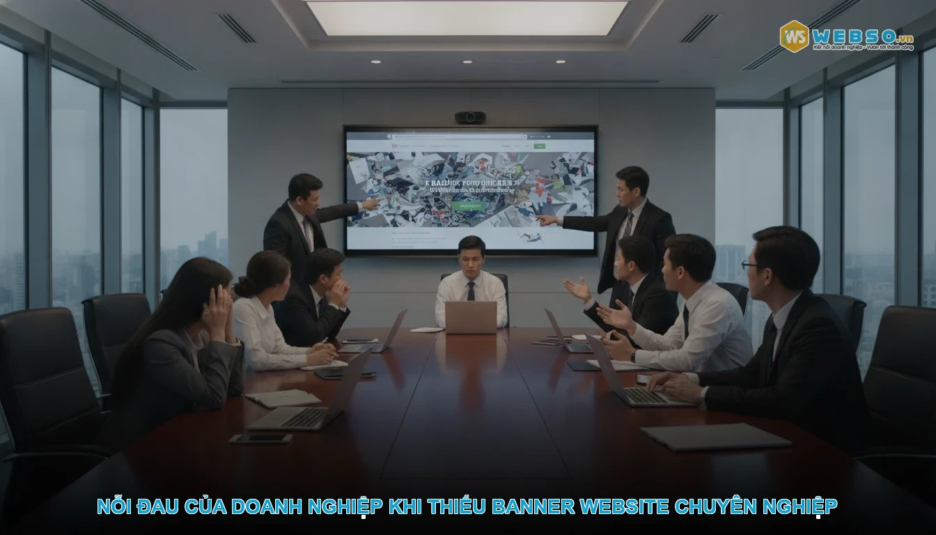 Thiết kế website bảng hiệu quảng cáo - Nỗi đau của doanh nghiệp khi thiếu banner website chuyên nghiệp