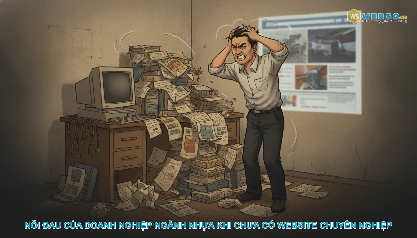Thiết kế website ngành nhựa - Nỗi đau của doanh nghiệp ngành nhựa khi chưa có website chuyên nghiệp