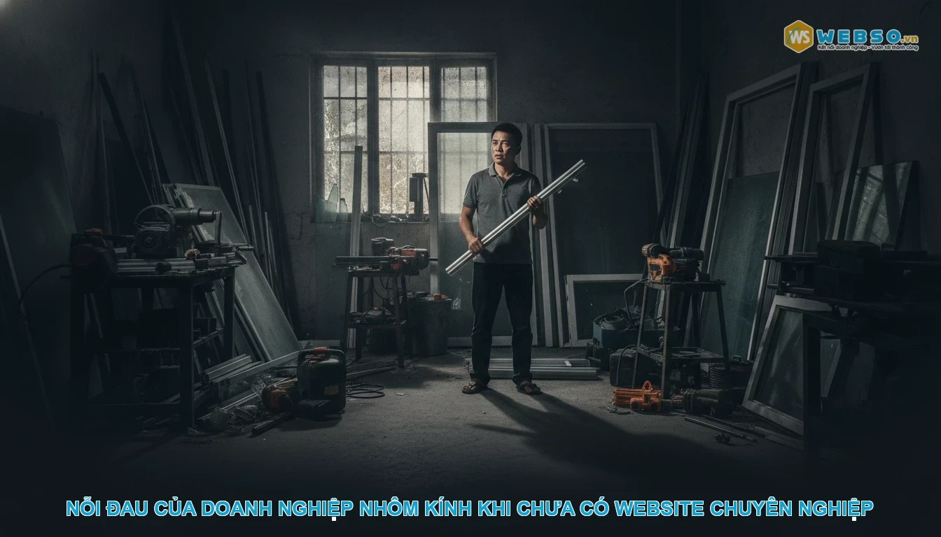 Thiết kế website nhôm kính - Nỗi đau của doanh nghiệp nhôm kính khi chưa có website chuyên nghiệp