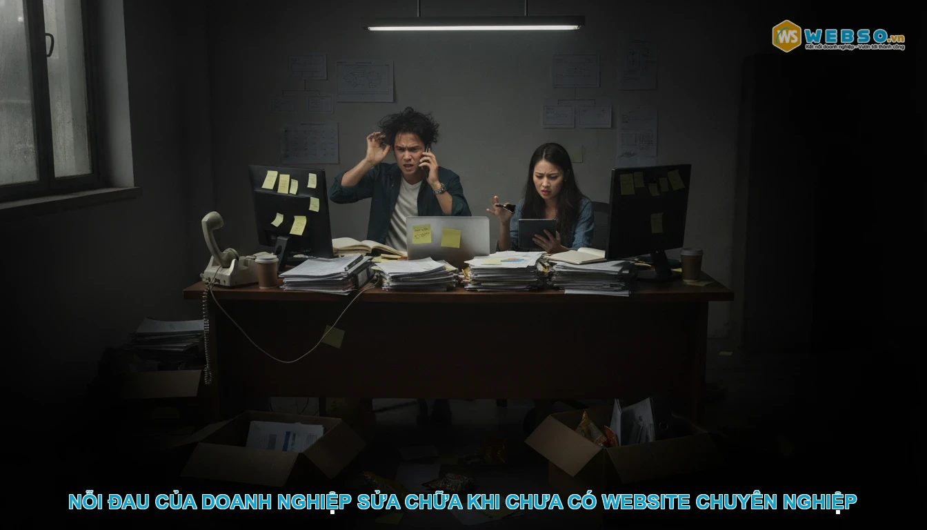 Thiết kế website bảo hành sửa chữa - Nỗi Đau Của Doanh Nghiệp Sửa Chữa Khi Chưa Có Website Chuyên Nghiệp