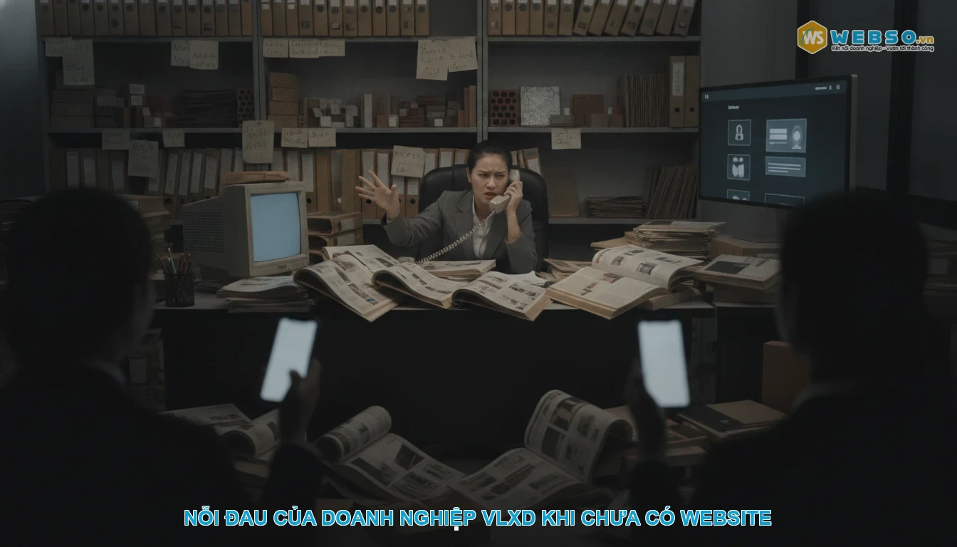 Thiết kế website cung cấp vật liệu xây dựng - Nỗi đau của doanh nghiệp VLXD khi chưa có website