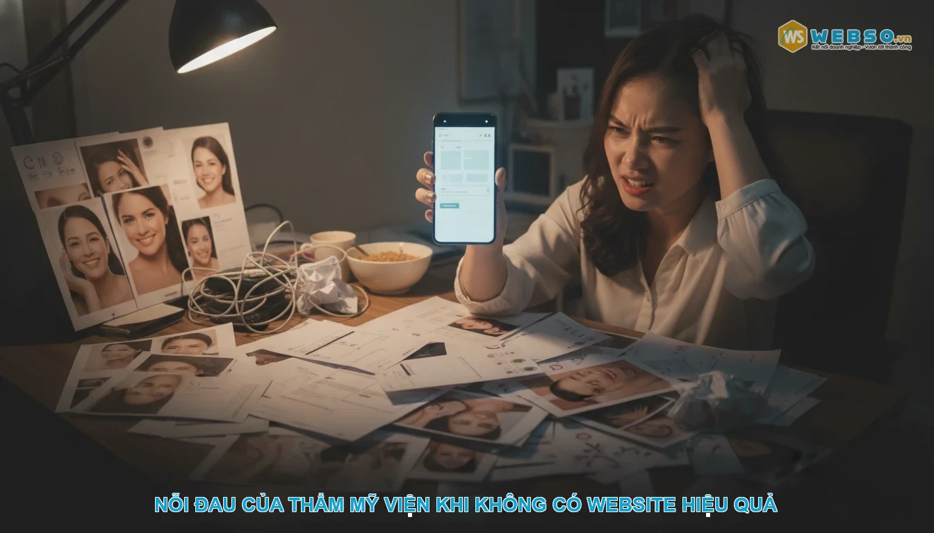 Thiết kế website thẩm mỹ viện - Nỗi đau của thẩm mỹ viện khi không có website hiệu quả