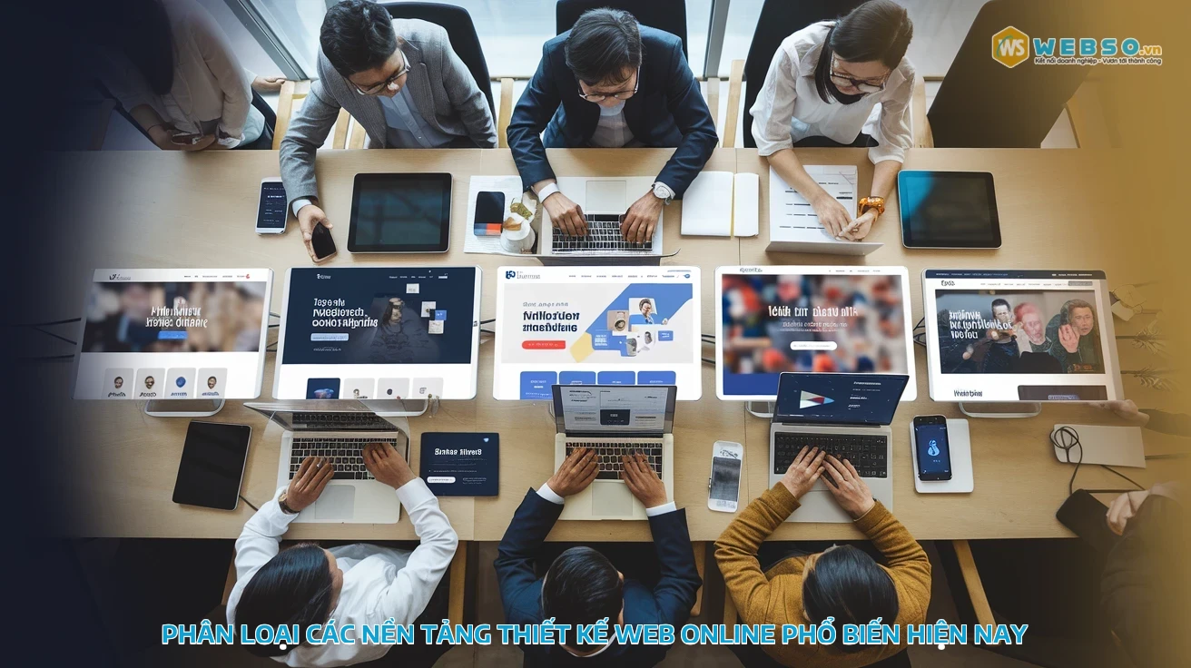 thiết kế web online - Phân Loại Các Nền Tảng Thiết Kế Web Online Phổ Biến Hiện Nay