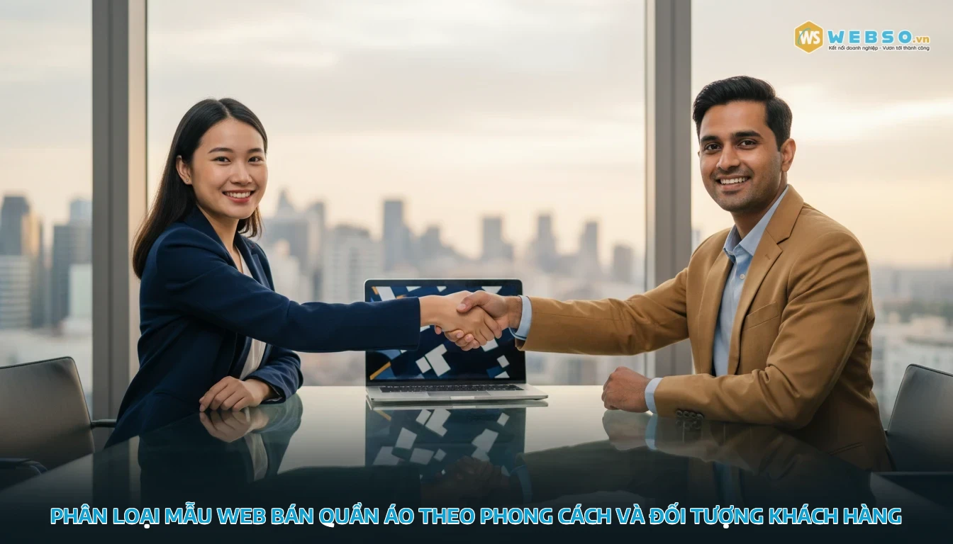 mẫu web bán quần áo - Phân loại mẫu web bán quần áo theo phong cách và đối tượng khách hàng